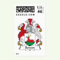 Bowen Family Crest Stamps