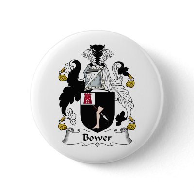 Bower Family Crest Pins by coatsofarms