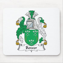 Bower Family Crest mousepads