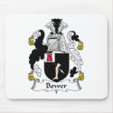 Bower Family Crest mousepads