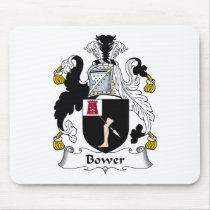 Bower Family Crest mousepads