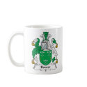 Bower Family Crest mugs