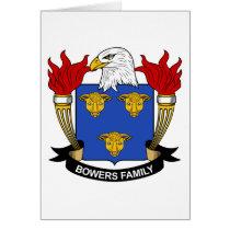 Bowers Family Crest cards