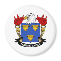 Bowers Family Crest magnets