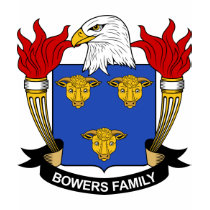 Bowers Family Crest t-shirts