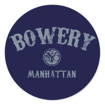 Bowery Round Sticker