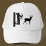 Bowhunter in Treestand Shooting Deer