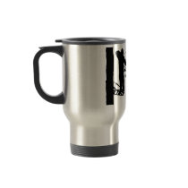 Bowhunter in Treestand Shooting Deer mugs