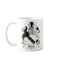 Bowie Family Crest mugs