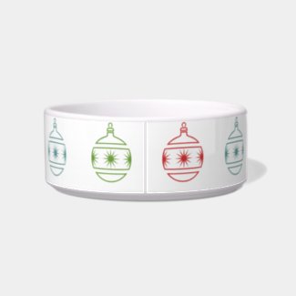 Bowl - Christmas ornament Cat Water Bowls