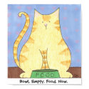 Bowl. Empty. Food. Now. posters