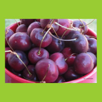 Bowl Full of Cherries Poster posters