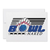 BOWL NAKED invitation, customize