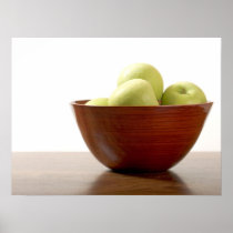 Bowl of Apples Poster Print posters