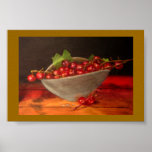 Bowl of Currants Poster
