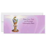 BOWL OF HYGEIA , PHARMACY MONOGRAM PERSONALIZED RACK CARD