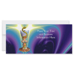 BOWL OF HYGEIA , PHARMACY MONOGRAM RACK CARD TEMPLATE