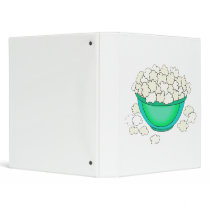 bowl of popcorn binder
