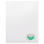 bowl of popcorn personalized letterhead