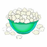 bowl of popcorn photo cut outs