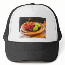Bowl of Red Grapes and Pears hats
