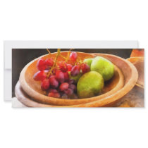 Bowl of Red Grapes and Pears