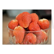 Bowl of Strawberries cards