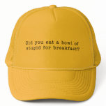 Bowl Of Stupid Hat