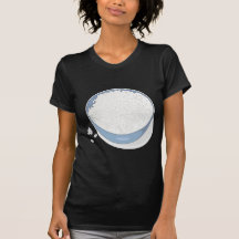 bowl of white rice shirts