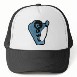 Bowl Pin Retro Bowling Ad Logo Blue