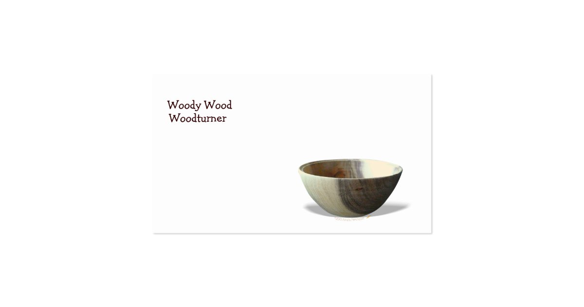 Bowl Card Template bowl woodturning business card template zazzle Bowl Card Template bowl woodturning business card template zazzle