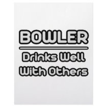 Bowler...Drinks Well With Others Letterhead Design