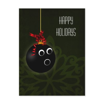 bowler hOLIDAY greetings Postcard Zazzle_postcard bowler hOLIDAY greetings Postcard Zazzle_postcard