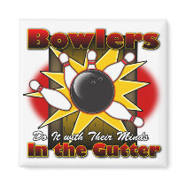 Bowlers Do It Fridge Magnet