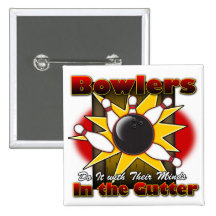 Bowlers Do It Pinback Button