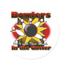 Bowlers Do It Stickers