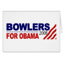 Bowlers For Obama cards by worldsfair Bowlers For Obama cards