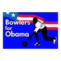 Bowlers for Obama Poster posters by irregulargoods Bowlers for Obama Poster posters