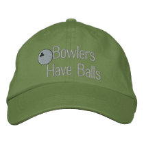 Bowlers Have Balls Embroidered Hat embroidered hats