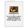 Bowlikinetics - Noun Act of Twisting One's Body Card