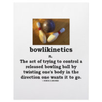 Bowlikinetics - Noun Act of Twisting One's Body Customized Letterhead