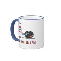Bowling 5 Pin Coffee Mug