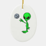 bowling alien christmas tree ornaments