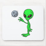 bowling alien mousepads