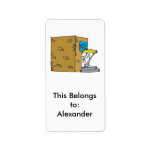 bowling alley personalized address labels