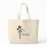 bowling babe tote bags