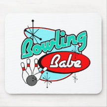 Bowling Babe Mouse Pads