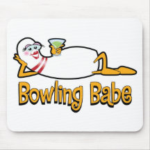 Bowling Babe Mousepad