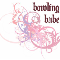 Bowling Babe Photo Cut Outs