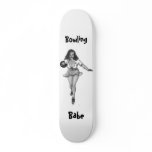 bowling babe skate deck